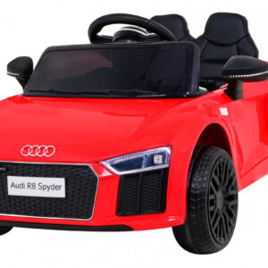Audi R8 na akumulator dla dzieci Czerwony + Pilot + EVA + Wolny Start + MP3 LED