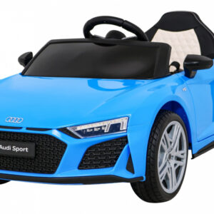 Audi R8 LIFT Samochodzik na akumulator Niebieski + Pilot + Koła EVA + MP3 + LED