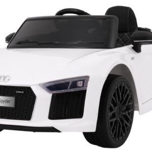 Audi R8 Spyder na akumulator Biały + Pilot