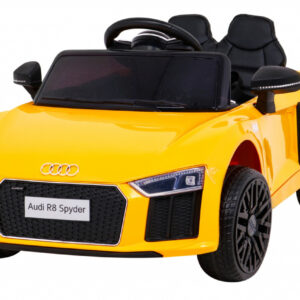 Audi R8 na akumulator dla dzieci Żółty + Pilot