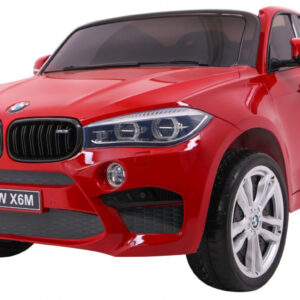 SUV BMW X6M XXL dla 2 dzieci Lakier Czerwony + Pilot + Ekoskóra