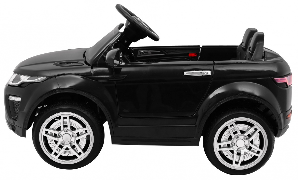 Autko Rapid Racer elektryczne dla dzieci, Czarny SUV + Pilot