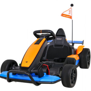 Gokart McLaren Drift na akumulator dla dzieci + Funkcja driftu + Sportowe siedzenie + Światła LED + Wolny Start + EVA