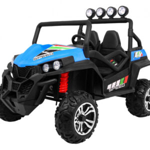 Grand Buggy Strong Lift dla dzieci Niebieski + Napęd 4x4 + Pilot + Bagażnik + Radio MP3 + LED