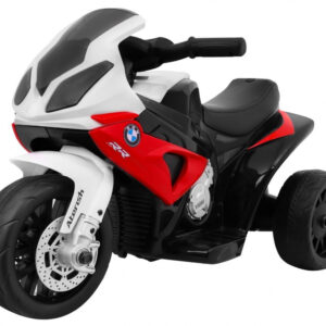 Motor BMW S1000 RR Mini na akumulator dla dzieci Czerwony + 3 koła + Dźwięki + LED