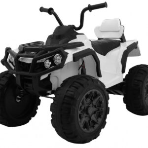 Quad ATV 2.4GHz na akumulator dla dzieci Biały + Pilot + Koła EVA + Radio MP3 + Wolny Start
