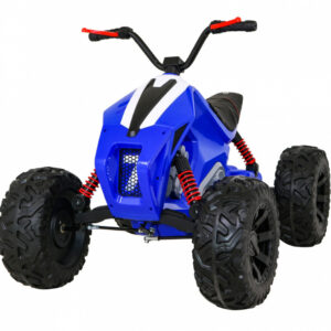 Quad Lucky Seven na akumulator Niebieski + Koła EVA + Wolny Start + LED + MP3 USB