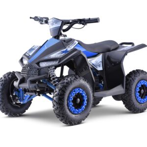Quad E-STAR na akumulator Niebieski 35km/h + Silnik 1000W + Koła pompowane + Regulacja siedzenia