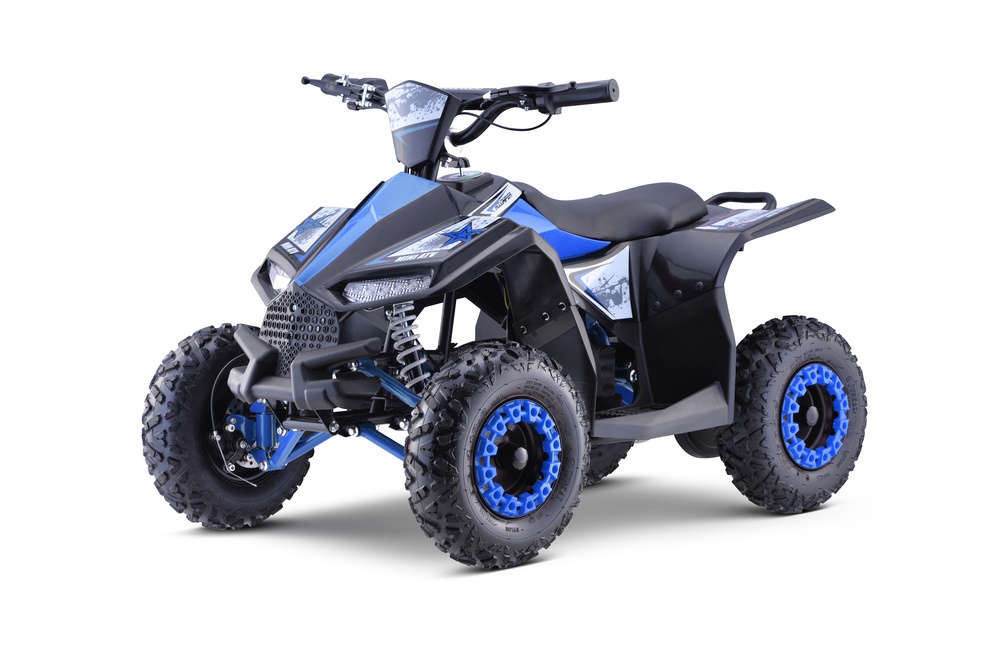 Quad E-STAR na akumulator Niebieski 35km/h + Silnik 1000W + Koła pompowane + Regulacja siedzenia