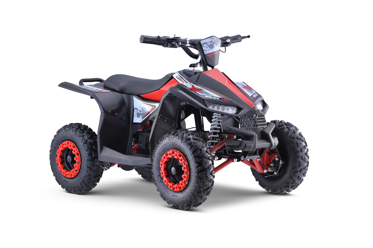 Quad E-STAR na akumulator Czerwony 35km/h + Silnik 1000W + Koła pompowane + Regulacja siedzenia
