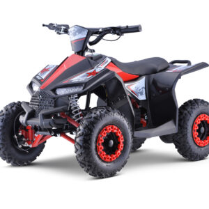 Quad E-STAR na akumulator Czerwony 35km/h + Silnik 1000W + Koła pompowane + Regulacja siedzenia