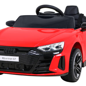 Audi RS E-Tron GT na akumulator Czerwony + Pilot + Napęd 4x4 + Radio MP3 + LED + EVA