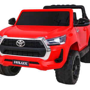 Toyota Hilux na akumulator dla dzieci Czerwony Pickup + Napęd 4x4 + Pilot