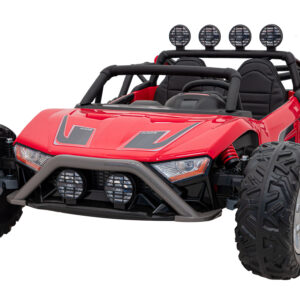 Auto Buggy Racing 5 na akumulator dla dzieci Czerwony + Silniki 2x200W + Pilot + Audio LED + Wolny Start