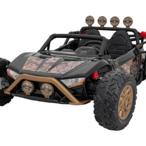 Auto Buggy Racing 5 na akumulator dla dzieci Czarny + Silniki 2x200W + Pilot + Audio LED + Wolny Start