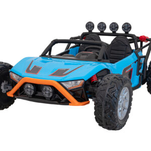 Auto Buggy Racing 5 na akumulator dla dzieci Niebieski + Silniki 2x200W + Pilot + Audio LED + Wolny Start