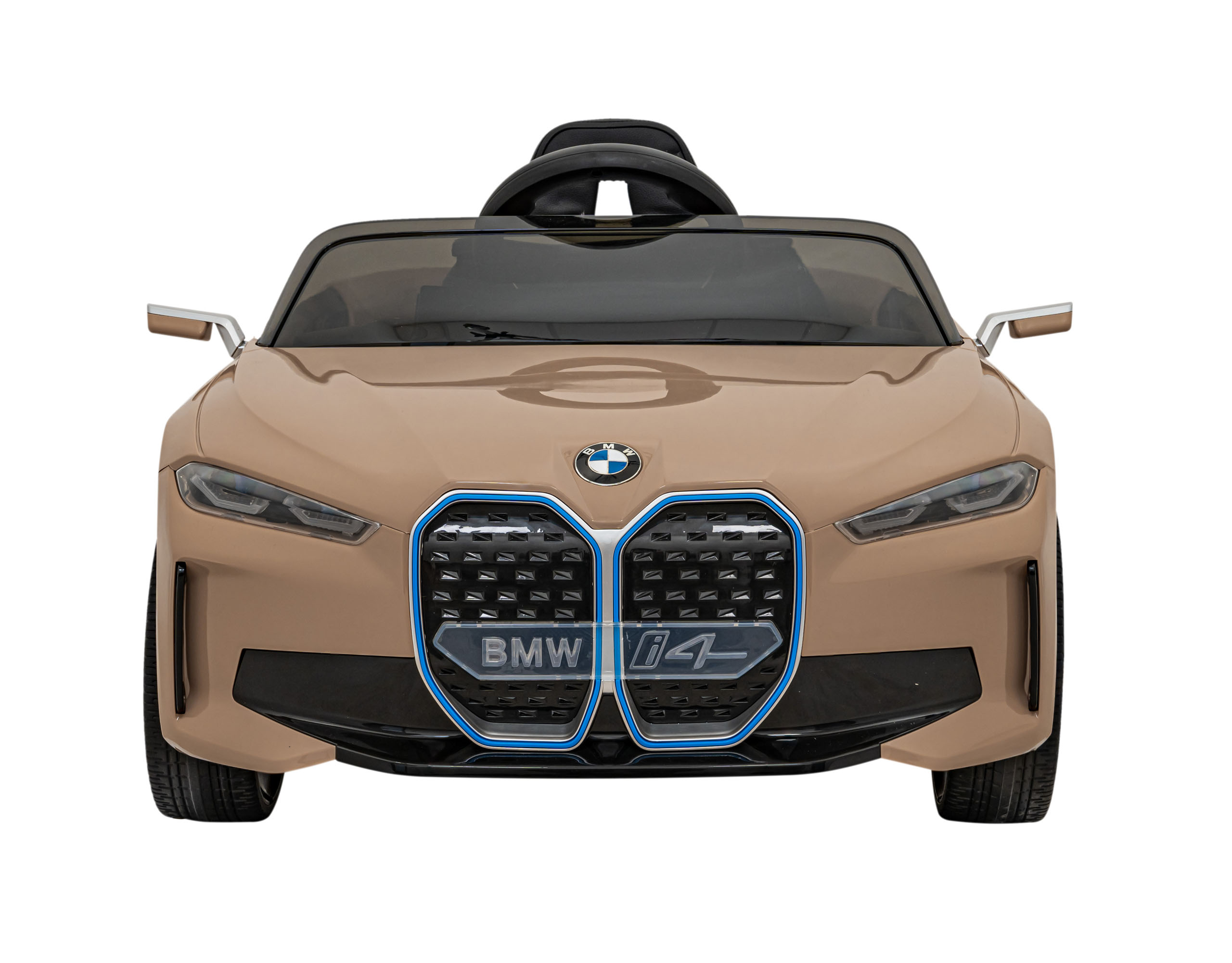 Autko BMW i4 na akumulator dla dzieci Złoty