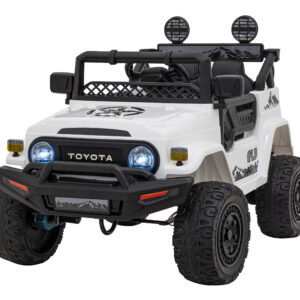 Toyota FJ Cruiser dla dzieci Biały + Pilot + Napęd 4x4 + Audio LED + EVA + Wolny Start