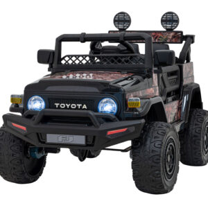 Toyota FJ Cruiser dla dzieci Czarna terenówka + Pilot