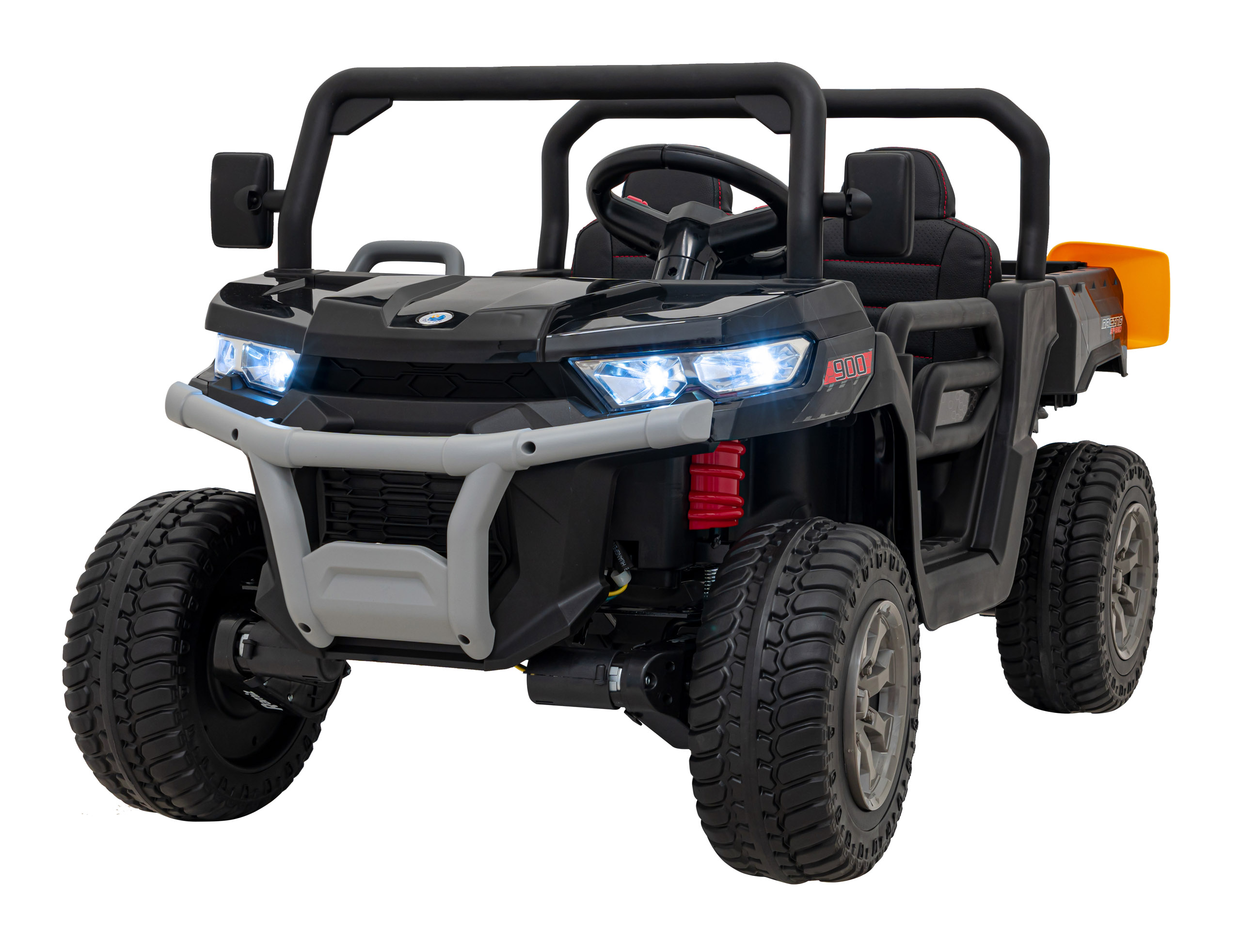 Auto Pick-Up Speed 900 dla dzieci Czarny + Napęd 4x4 + Ruchomy kiper