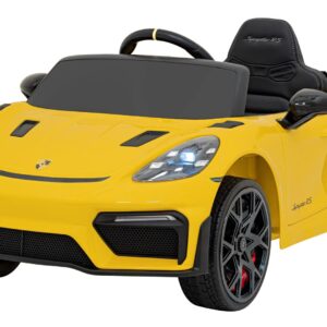 Pojazd Porsche Spyder RS 718 Żółty MP4