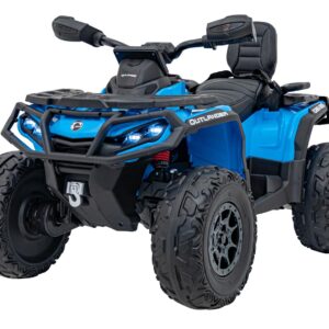 Quad Can Am Outlander ATV z Pilotem Niebieski