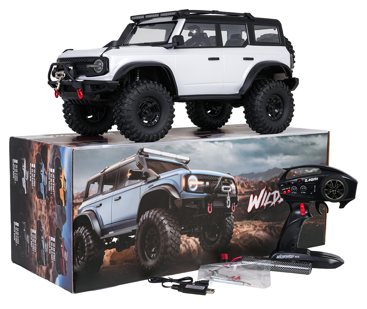 Auto R/C WILDERNESS 1:10 Biały