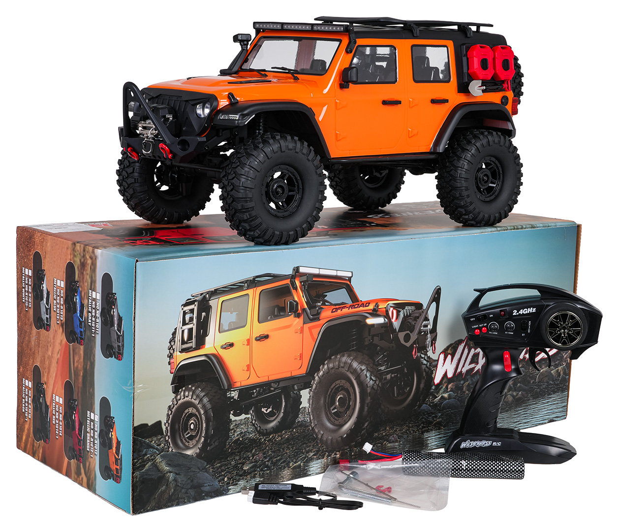 Auto R/C WILDERNESS RTR 1:10 Pomarańczowy