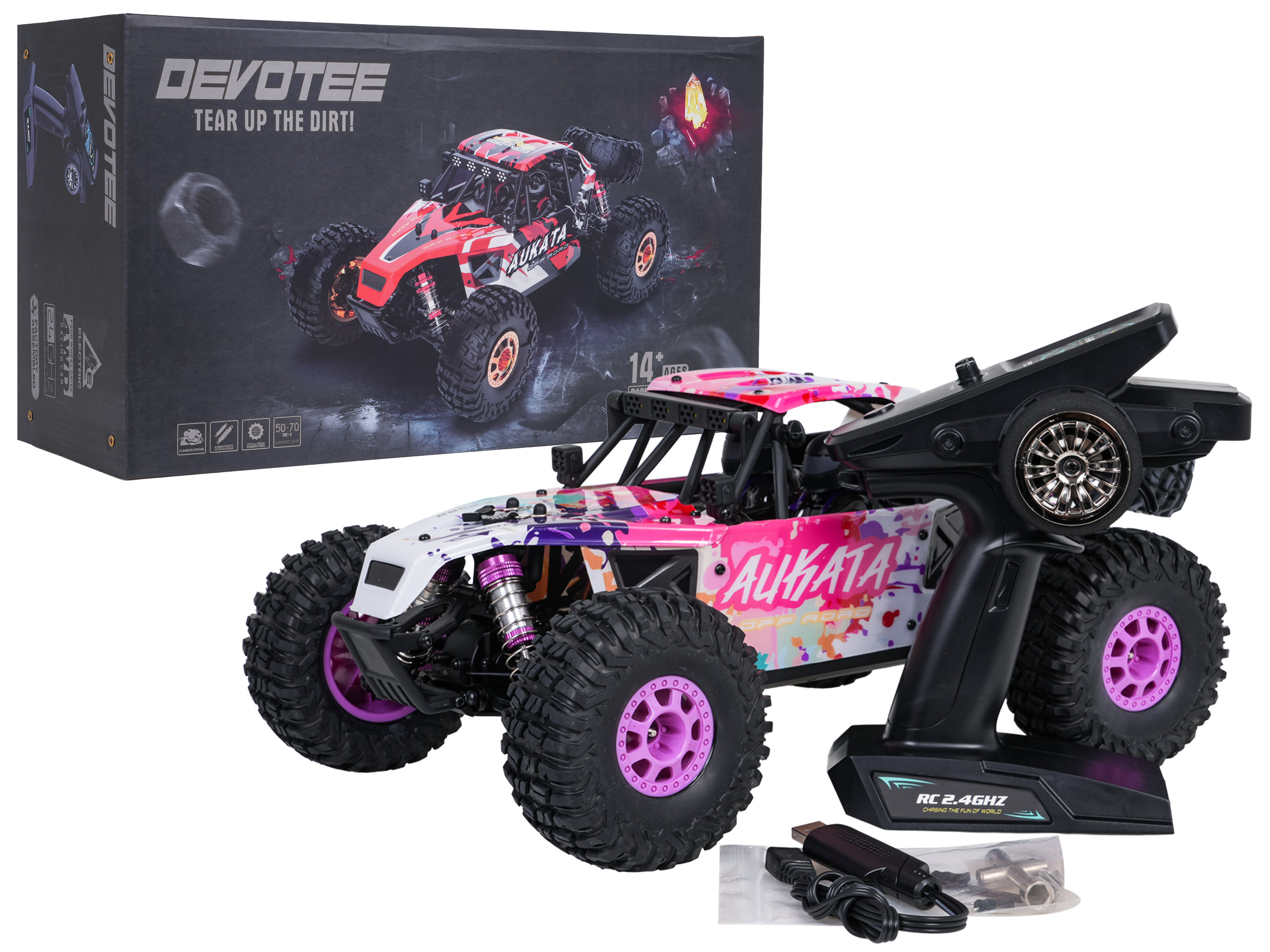 R/C Crawler ALIKATA 1:12 Fioletowy