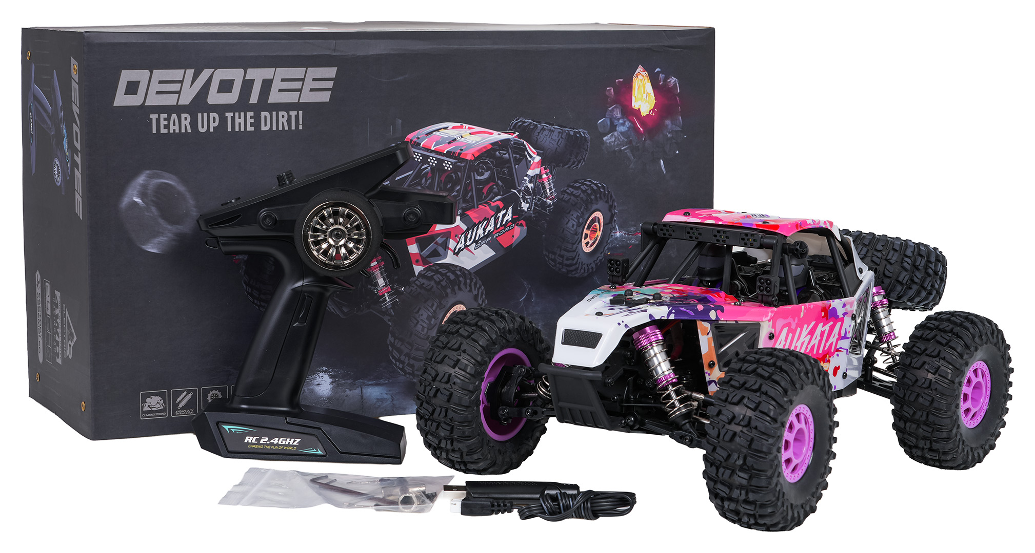 R/C Crawler ALIKATA 1:12 Fioletowy