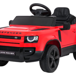 Auto Land Rover Defender czerwone na akumulator dla dzieci + pilot R/C