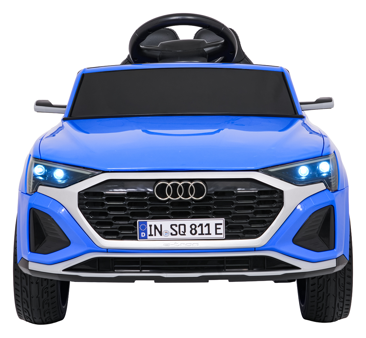 Auto Audi SQ8 niebieskie na akumulator dla dzieci + pilot 2,4 GHz
