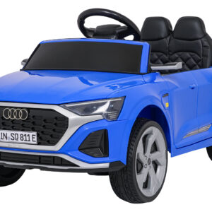 Auto Audi SQ8 niebieskie na akumulator dla dzieci + pilot 2,4 GHz