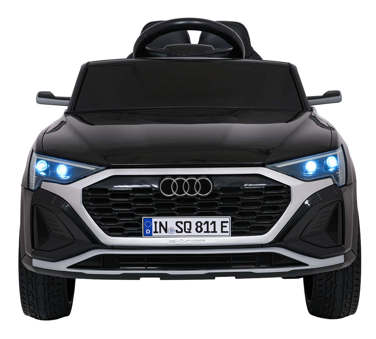 Auto Audi SQ8 czarne na akumulator dla dzieci + pilot 2,4 GHz