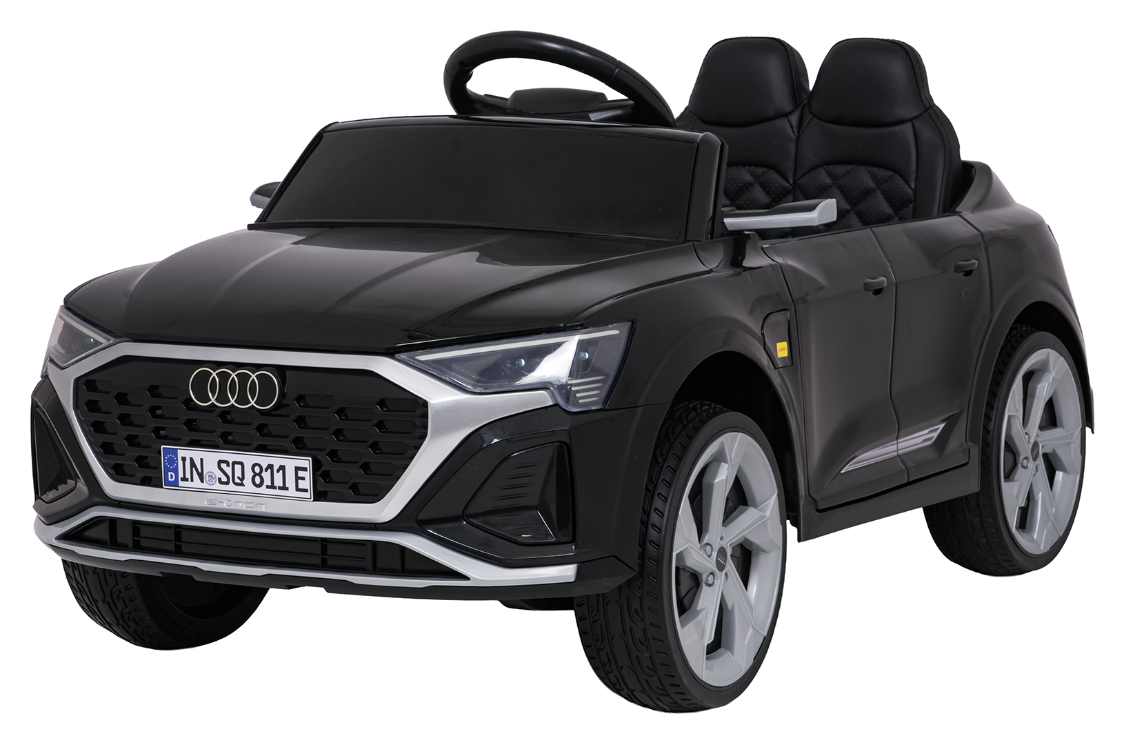 Auto Audi SQ8 czarne na akumulator dla dzieci + pilot 2,4 GHz