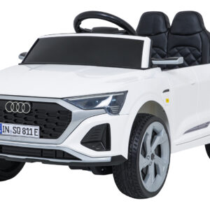 Auto Audi SQ8 białe na akumulator dla dzieci + pilot 2,4 GHz